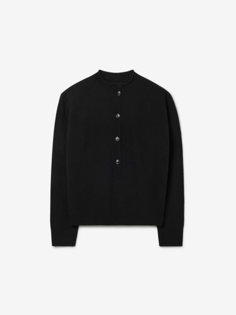 House of Dagmar Longsleeve Polo knit cashmere blend