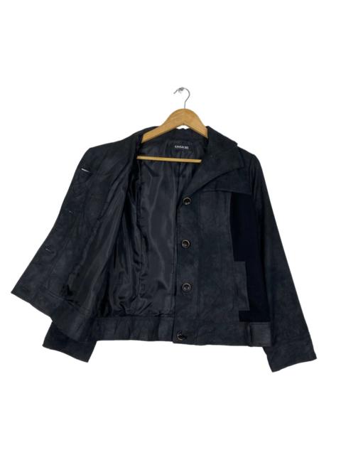 Other Designers Kansai Yamamoto - Kansai Bis Patchwork Cropped Jacket