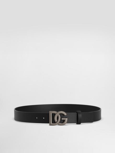 Dolce & Gabbana Leather belt with DG logo