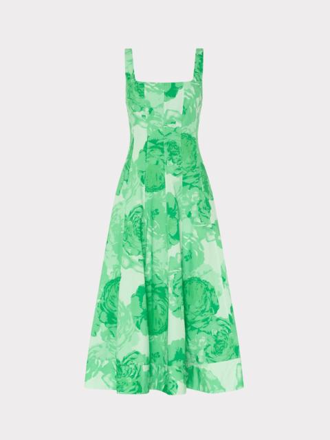 MILLY Nia Printed Poplin Dress