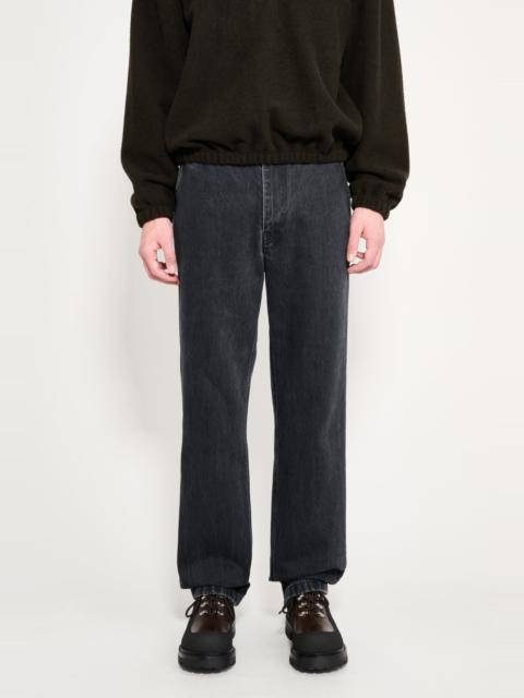 RIER RIER DENIM TROUSERS ANTHRACITE