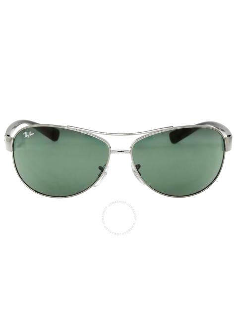 Ray-Ban Ray Ban Green Aviator Men's Sunglasses RB3386 004/71 63