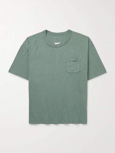 Jumbo Garment-Dyed Cotton-Blend Jersey T-Shirt