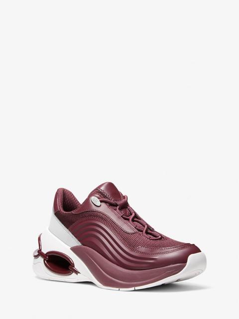 MICHAEL KORS Toni Mixed-Media Trainer