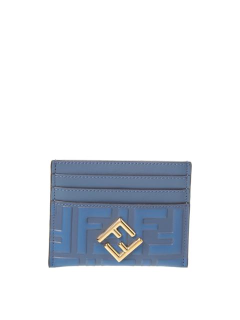 FENDI FENDI FF Diamonds Leather Card Holder