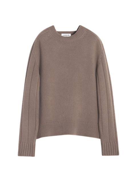 seam-detail jumper