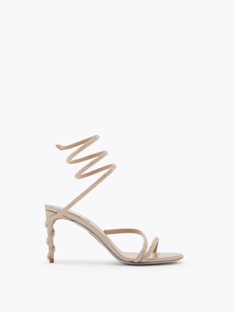 RENE CAOVILLA MARGOT NUDE SANDAL 80