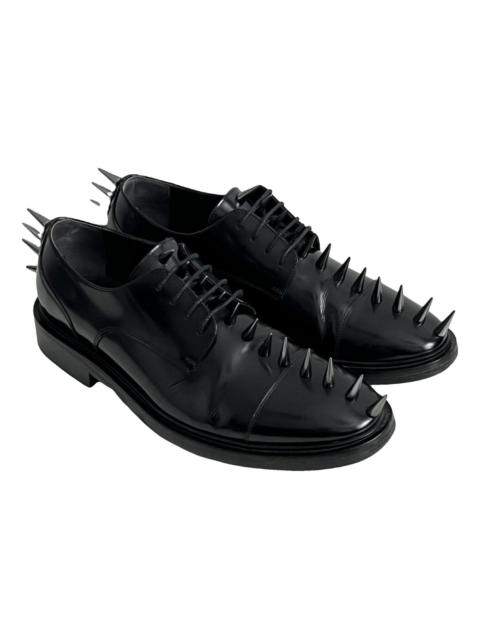 Leather flats