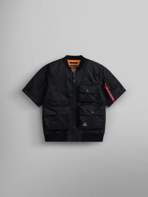 ALPHA INDUSTRIES L-2B SHORT SLEEVE BOMBER JACKET