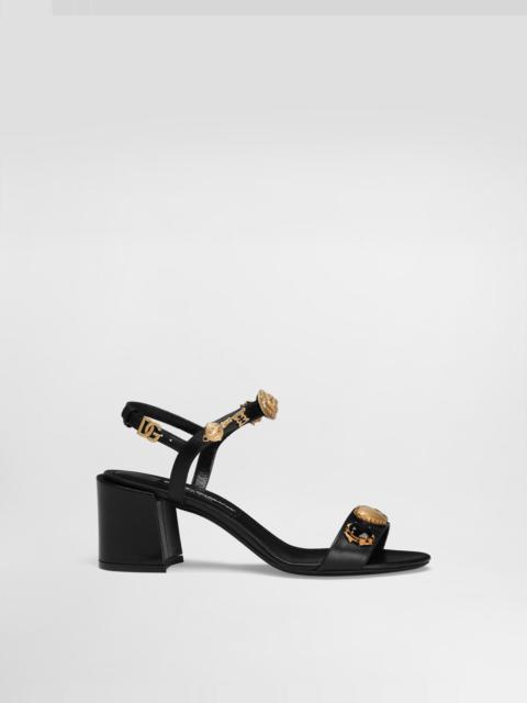 Dolce & Gabbana Sandals with embroidery and stones