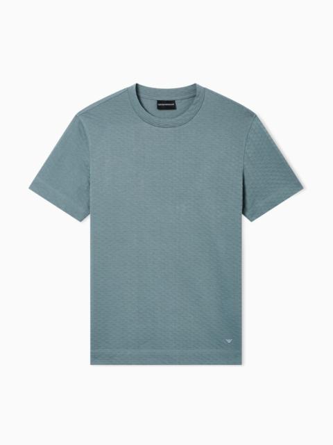 EMPORIO ARMANI ASV US EXCLUSIVE JACQUARD JERSEY T-SHIRT