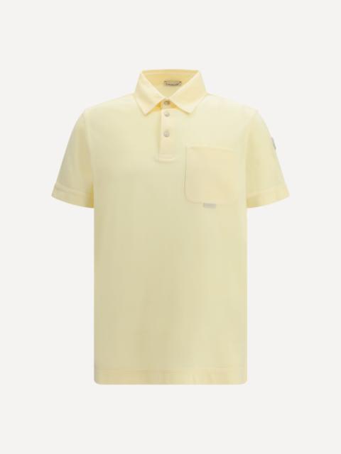 Moncler Cotton piqué Polo Shirt