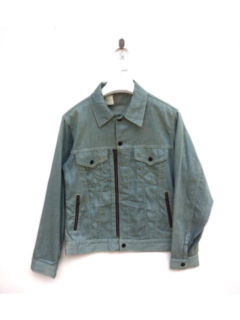Rare N.Holywood Japan Trucker Denim Zipper Jacket
