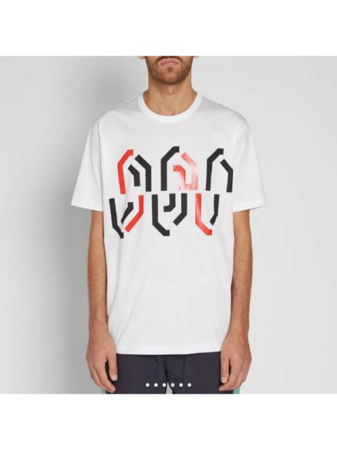 BNWT AW18 JUNYA WATANABE BLACK AND RED PRINT TSHIRT S