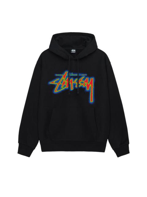 Stussy Thermal Stock Hoodie 'Black'