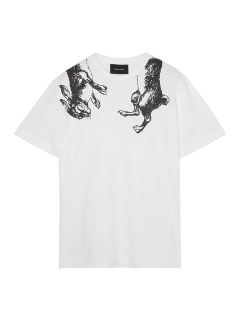 Simone Rocha Hare Illustration Print T-Shirt