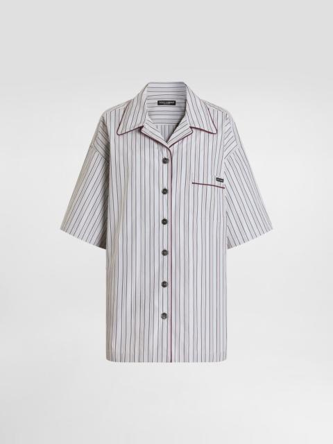 Dolce & Gabbana Striped poplin shirt