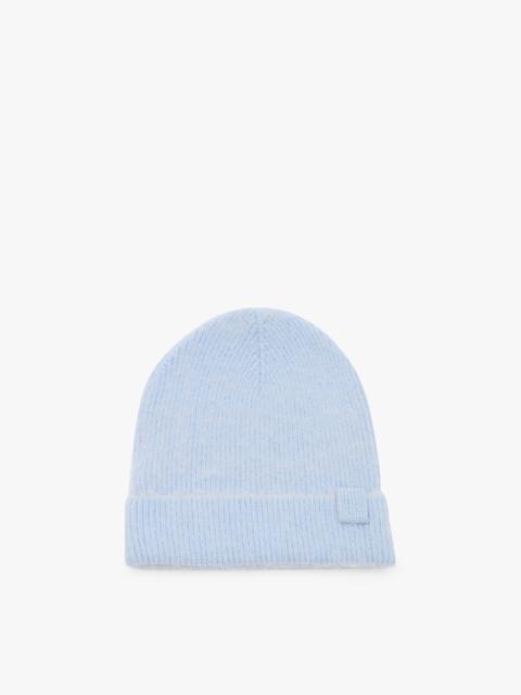 Victoria Beckham Alpaca Hat In Glacial Blue