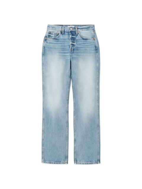 90s high-rise loose jeans