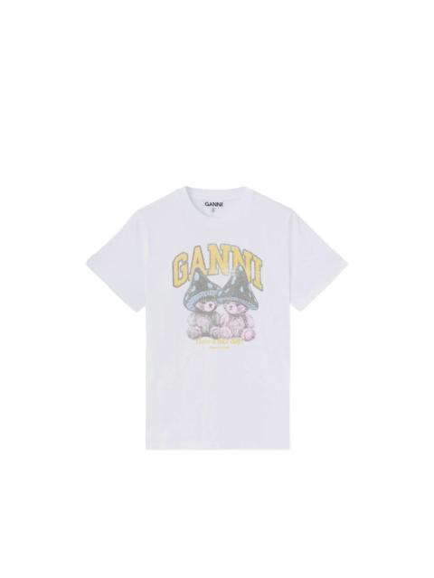 GANNI Ganni White Tops - T-Shirts & Jerseys Women