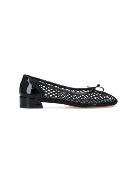 Christian Louboutin Women "Sweetie Jane Mesh" Pump Ballet Flats
