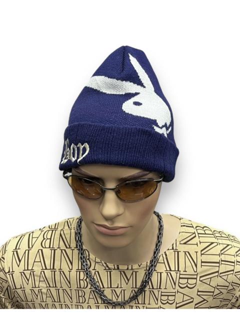 Other Designers FYE90’s💥PLAYBOY Classis Script Spell-Out Big Bunny Beanie💥