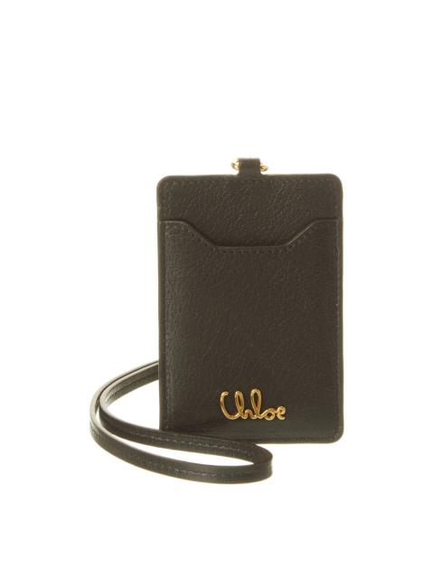 Chloé Chloé Iconic Leather Pass Holder