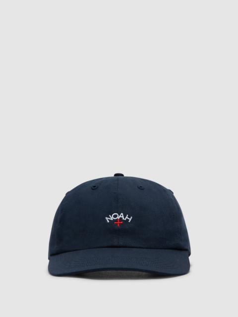 Noah Navy Classic Core Logo 6-Panel Cap | REVERSIBLE