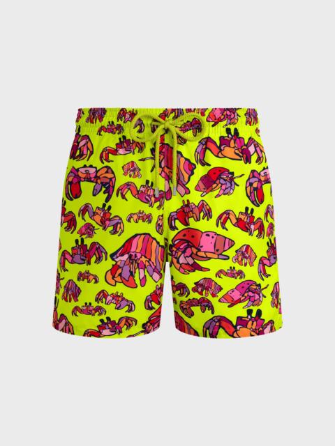 Vilebrequin Men Ultra-light and packable Swim Trunks Hermit Crabs