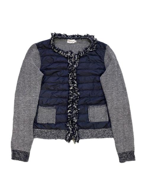 Moncler Moncler Maglione Tricot Alla Coreana Knitted Padded Sweater