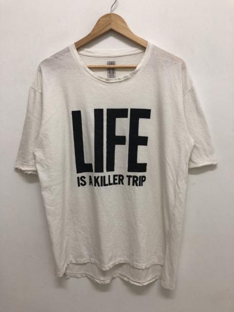 Other Designers Wizzard - DOPE 🔥 LIFE IS A KILLER TRIP STATEMENT T BEAUTY CRACKS FONT