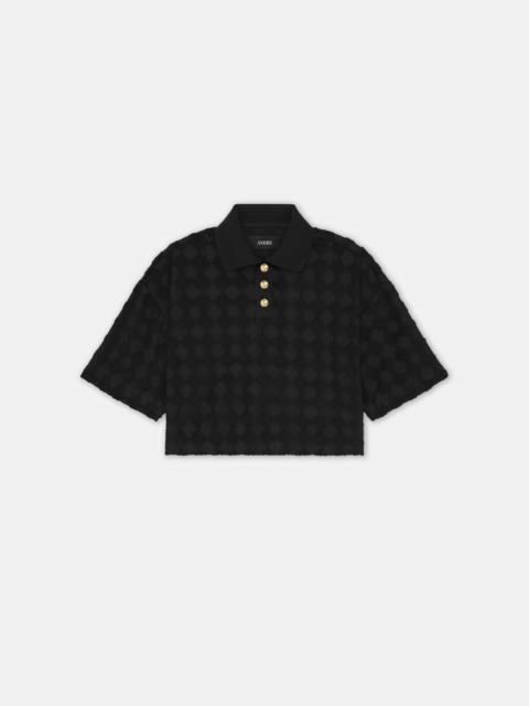 AMIRI WOMEN'S MA QUAD TOWELING POLO