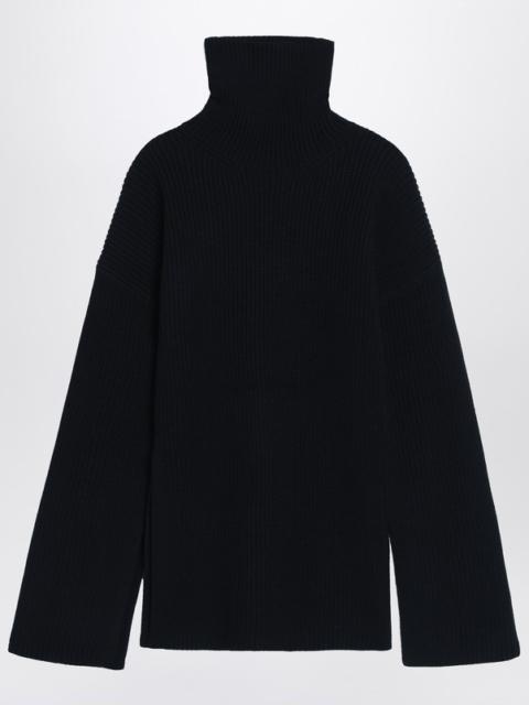 TOTEME Black wool turtleneck jumper