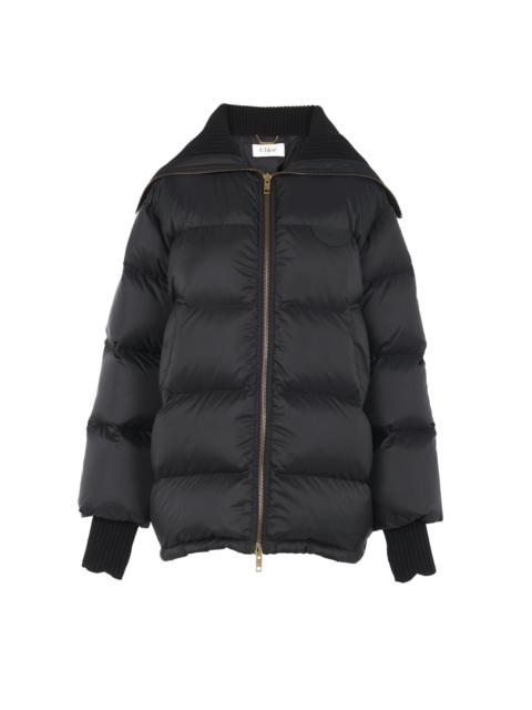 Chloé HIGH-NECK PUFFER JACKET IN SHINY NYLON