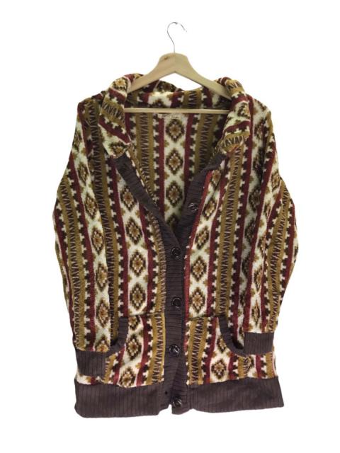 Other Designers Japanese Brand - JapaneseBrand MonTresor Novajo Hairy Fleece Cardigan
