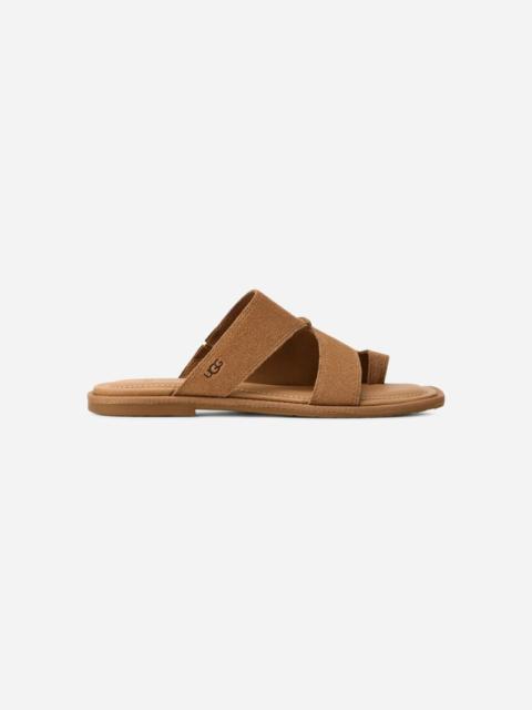 UGG ® Women's Matira Suede Sandals in Chestnut