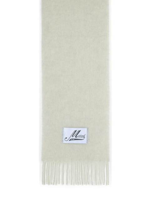 Marni Marni Light Grey Alpaca Blend Scarf Women
