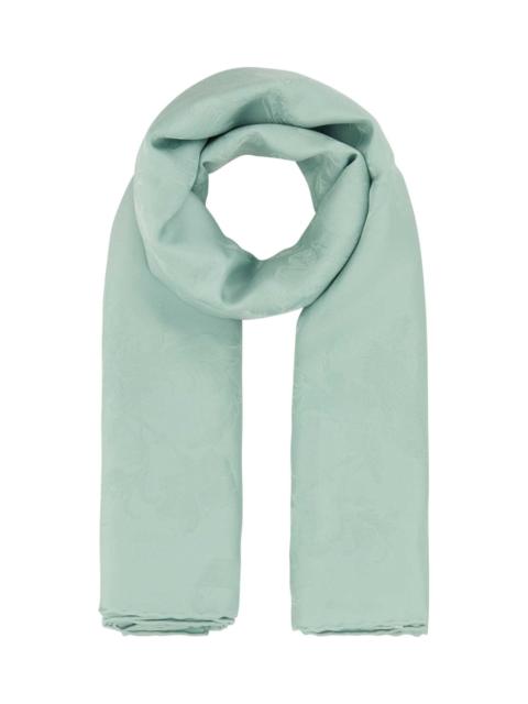 Alexander McQueen Sea Green Silk Foulard