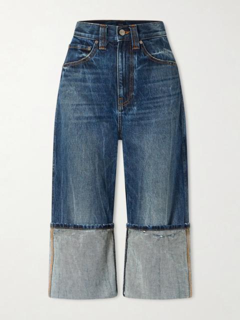 KHAITE Boyle Cropped Low-rise Straight-leg Jeans