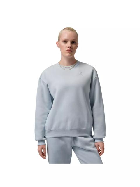 Jordan Women's Brooklyn Fleece Crew-Neck Sweatshirt -Aura
