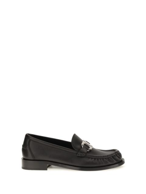 FERRAGAMO Ferragamo Leather Loafers Black Women