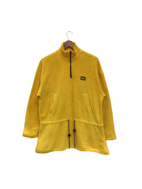 Other Designers Vintage - Vintage DKNY Fleece Hafl Zip Pullover Sweater