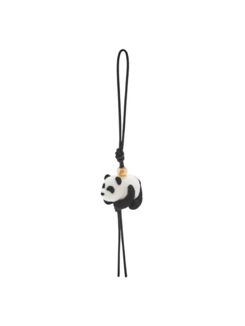 Loewe Loewe Panda Charm In Felt And Calfskin