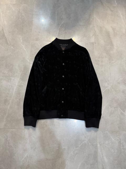 UNDERCOVER Undercover FW02 All-Over Cross Bear Print Velvet Jacket