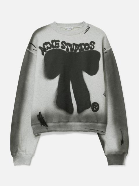 Acne Studios SPRAYED LOGO SWEATSHIRT