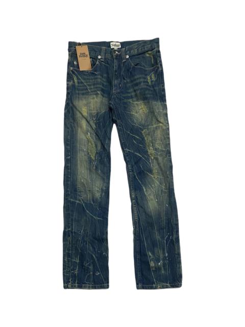 Other Designers Japanese Brand - Nylaus Clothing Distressed Jeans