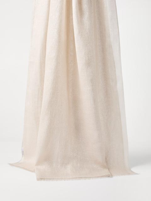 Brunello Cucinelli Cashmere and silk sparkling scarf