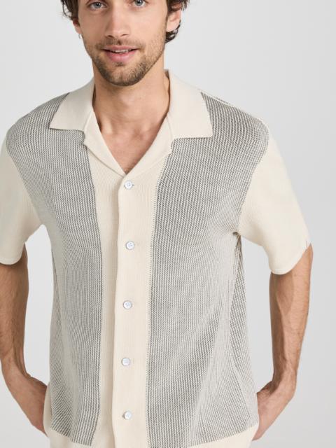 rag & bone Harvey Knit Camp Shirt