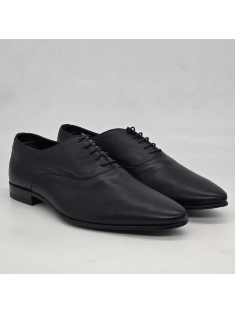 SAINT LAURENT Saint Laurent Paris - Leather Plain Toe Oxford Shoes