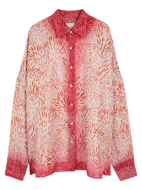 Dries Van Noten Dries Van Noten Casia Printed Silk Shirt